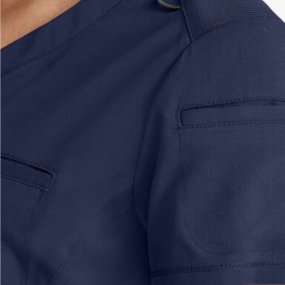 3XL Grey’s Anatomy by Barco spandex stretch scrub top - Picture 4 of 6